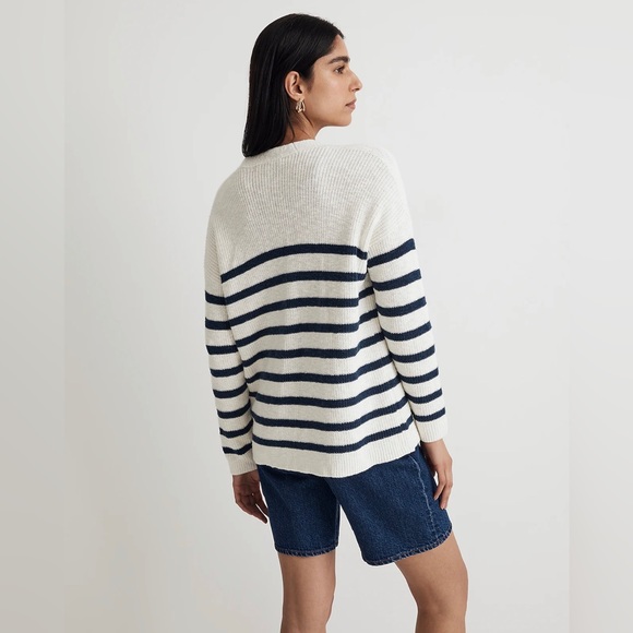 Madewell V-Neck Button-Front Long Cardigan Sweater size M - Picture 3 of 8